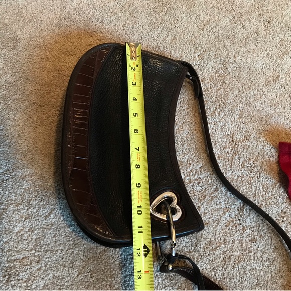 Brighton Black and Brown Shoulder Bag - Picture 5 of 14